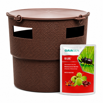 Farmer Bench Coconut Rhinoceros Beetle Trap Kit (Trap + Lure)