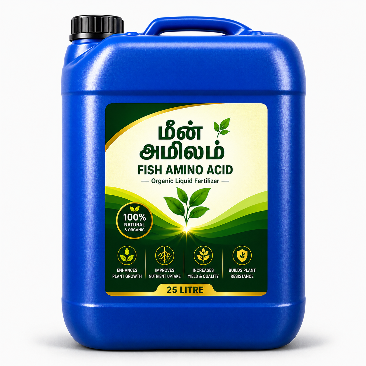 Premium Fish Amino Acid (FAA) – Organic Liquid Fertilizer for Faster Plant Growth, Better Yield & Quality